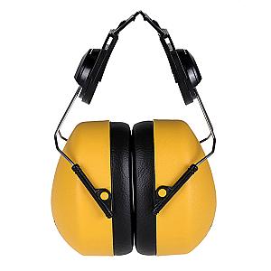 Yellow Clip on Ear Defenders to Suit Chin Standard Helmet