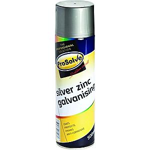 Prosolve Cold Bright Zinc Galvanising Spray 500ml