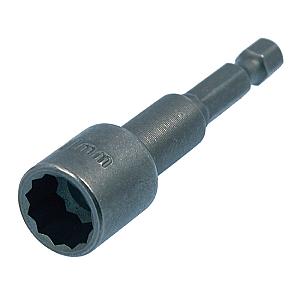 7/16” (11mm) Bi-Hex 1/4" Driver For Plastic Moulded Screws