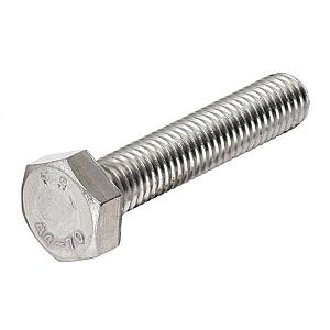 M6 X 70 Hexagon Set Screws, Stainless Steel A4 (316), DIN 933