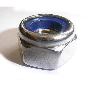 M18 Nyloc Nuts, Stainless Steel A2 (304) DIN 985 Type T
