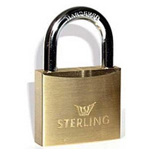 30mm Double Locking Brass Padlock Keyed Alike