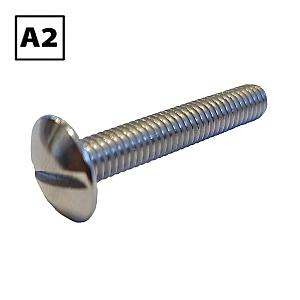 Stainless Steel Single Slot Roofing Bolts A2 (304)