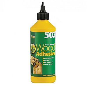 Everbuild 502 D3 Weatherproof Woodglue Adhesive 500ml