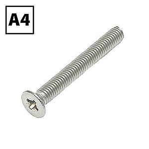 Machine Screws Countersunk Pozi Stainless Steel A4 (316)