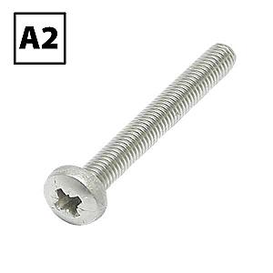 Machine Screws Pan Pozi Stainless Steel A2 (304)