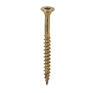4.0 x 45 Timco Countersunk TX20 Clamp Fix C2 Woodscrews Yellow 40045C2C