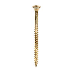 4.0 x 60 Timco Countersunk TX20 Clamp Fix C2 Woodscrews Yellow 40060C2C