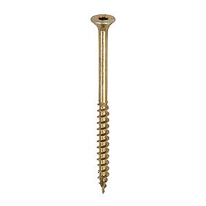 5.0 x 75 Timco Countersunk TX25 Clamp Fix C2 Woodscrews Yellow 50075C2C
