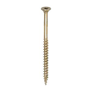 5.0 x 80 Timco Countersunk TX25 Clamp Fix C2 Woodscrews Yellow 50080C2C