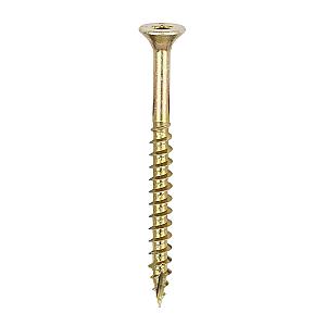 6.0 x 60 Timco Countersunk TX30 Clamp Fix C2 Woodscrews Yellow 60060C2C