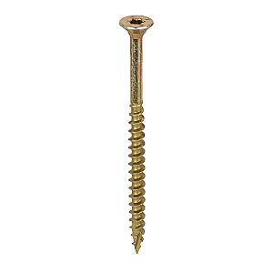 6.0 x 90 Timco Countersunk TX30 Clamp Fix C2 Woodscrews Yellow 60090C2C