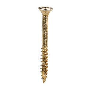 8.0 x 80 Timco Countersunk TX40 Clamp Fix C2 Woodscrews Yellow 80080C2C