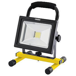 Draper 20W 1600 Lumens LED Work Light Rechargeable 19562
