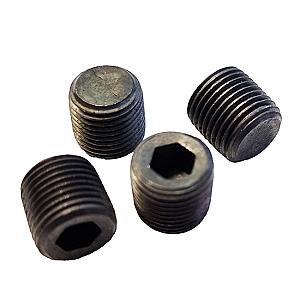1/4" BSPT Socket Pipe Plug 3/4 Taper, Self Colour