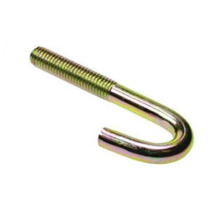 M10 x 165 Hook Bolt Only Bright Zinc Plated