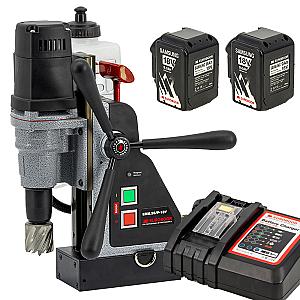 Euroboor EBM.36+/P-18V 1000W Cordless Magnetic Drill with 2 x 9.0Ah Batteries