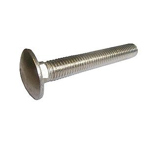 M6 x 45 Stainless Steel Coach Bolt Only, A2 (304) DIN 603 (Nuts not supplied)