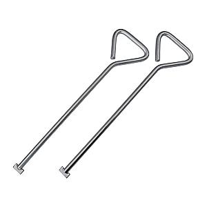 Faithfull 520mm Manhole Cover Keys (Pack of 2) FAIMHK520