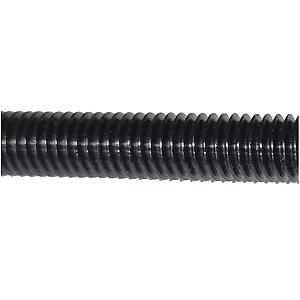 M12 x 3 Metre Long Nylon Studding (Threaded Rod) Grade 66, Black