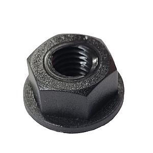 M12 Flange Nut Nylon Grade 66 Black