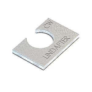 Lindapter Clipped Washer M8x2mm, Bright Zinc Plated CW08