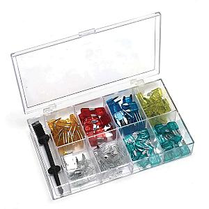 Hilka 120 Piece Miniature Blade Car Fuses. 20 x 5, 10, 15, 20, 25 & 30 Amp Fuses. 79552312