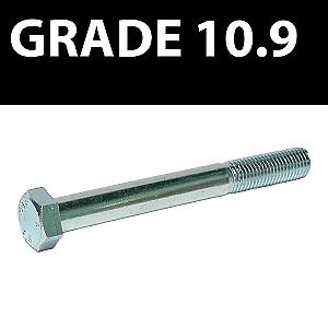 Hexagon Head High Tensile Bolts DIN 931 Grade 10.9