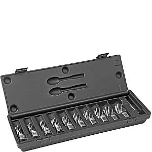 Euroboor HSS 10 Piece Long Cutter Set HSS.KIT/10S-M2