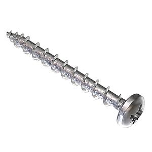 Screw-Tite 4 x 20mm Pan Pozi PZ2, All Purpose Screw, Net Coat Zinc Plated. TFSTPZ4020