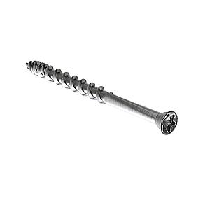 Tongue-Tite Plus 3.5 x 49mm Countersunk Torx T10 Woodscrew, Net Coat Stainless Steel A2. TFTTS03549