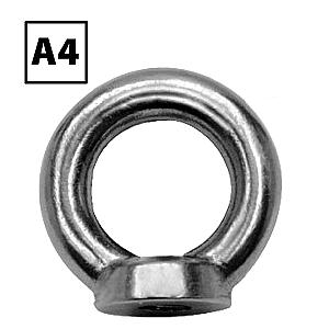 M39 Hexagon Full Nuts, Stainless Steel A2 (304) DIN 934