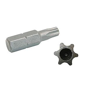 Resistorx 1/4" Security Screwdriver Bits TX