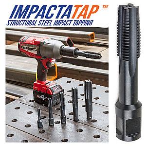 ImpactaTap Steel Threading Tap With 3/4" Weldon Shank