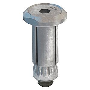 Lindapter Stainless Steel A4 Countersunk Type HB hollo-bolt, lower head profile & flush fit versions
