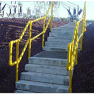 GRP Handrail Tube & Fittings (Glass Reinforced Plastic)