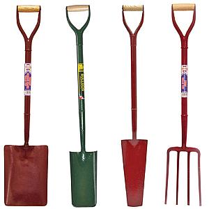 Shovels, Forks, Axes, Snow Scoop & Floor Scraper