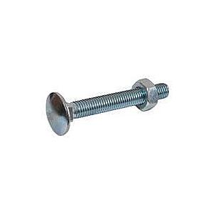 Bright Zinc Plated Carriage / Coach / Cup Square Bolts DIN603-555 ISO 8677